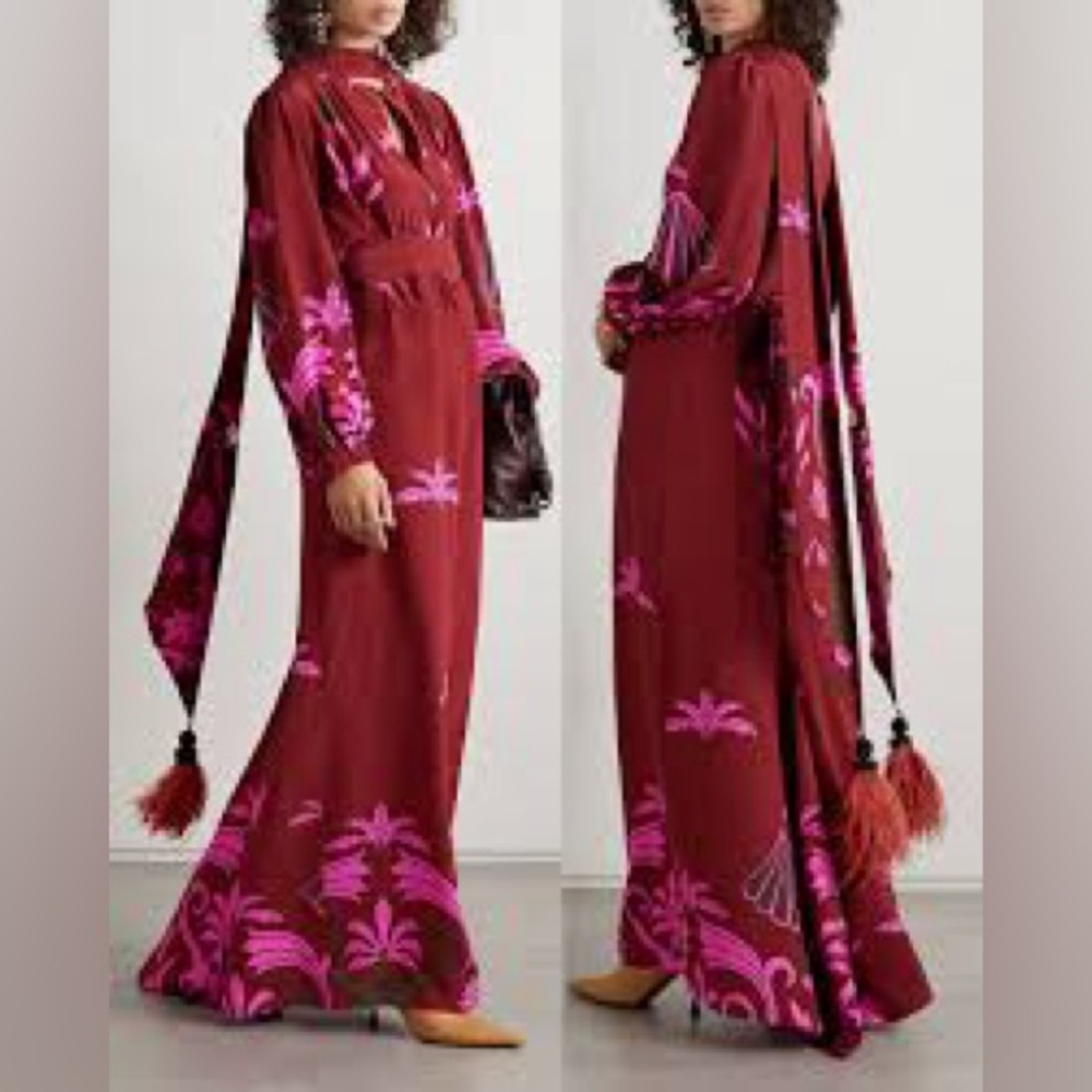 JOHANNA ORTIZ
Galactic Feeling Silk Maxi Dress